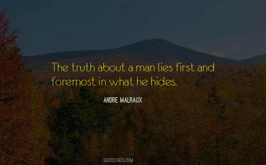 Quotes About A Man Lying #523563