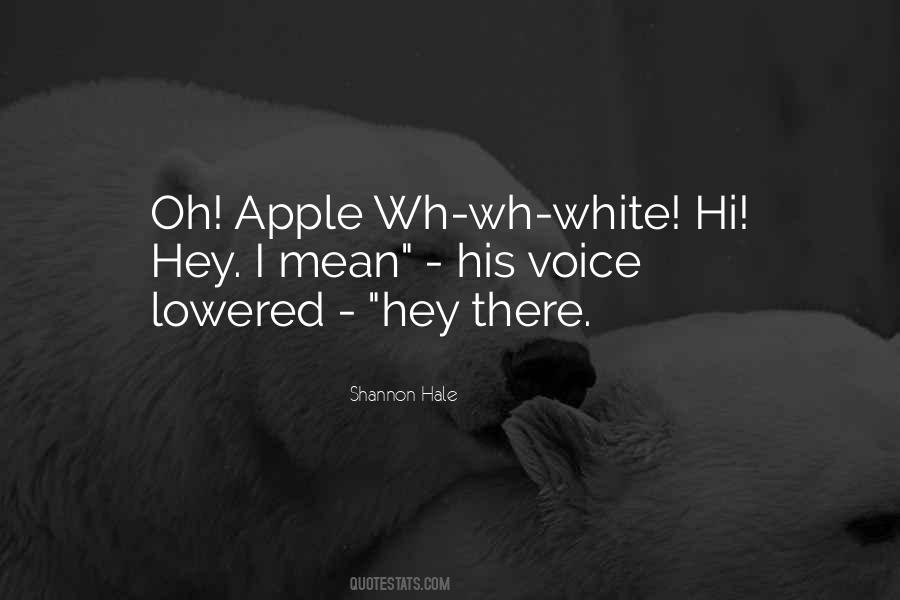 Apple White Quotes #48337