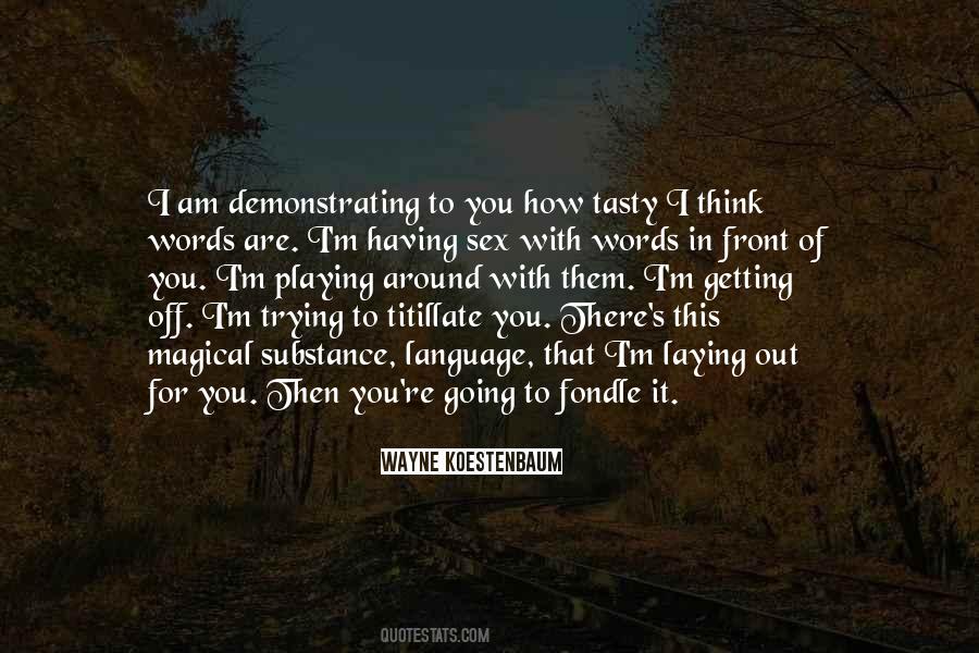 Getting Sex Quotes #62139