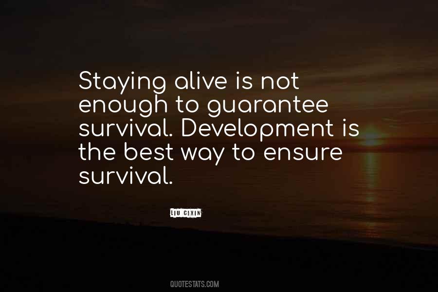 Quotes About Survival #1649508