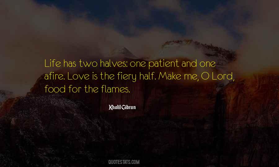 Quotes About Halves #15696