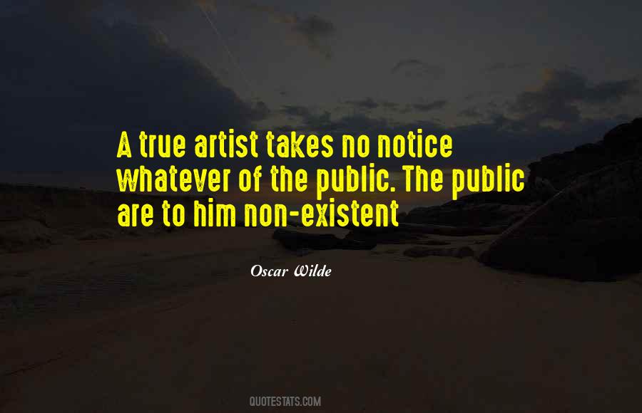 Quotes About True Artists #135637