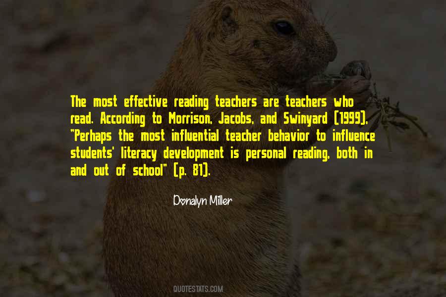 Quotes About Influence Of Teachers #306602