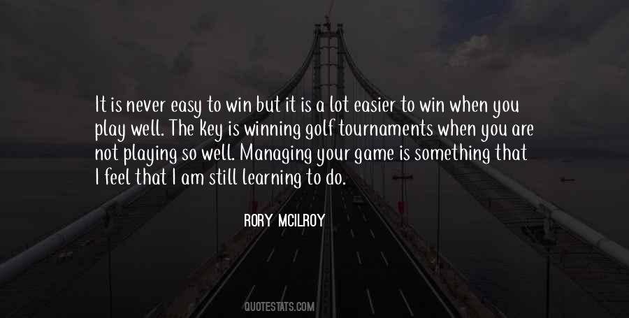 Quotes About Winning A Game #308207
