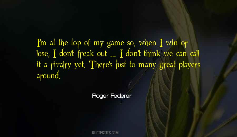 Quotes About Winning A Game #443360
