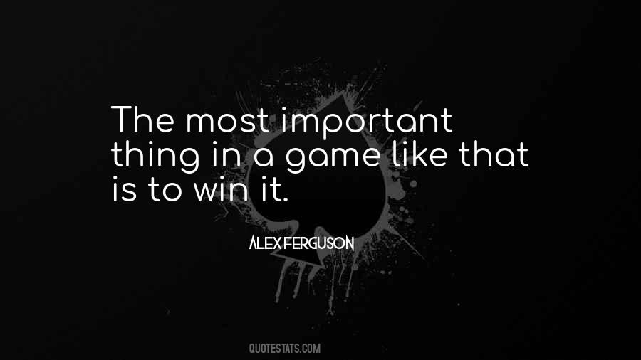 Quotes About Winning A Game #800517