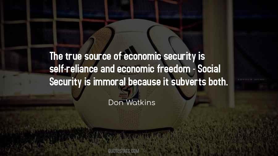 Quotes About Economic Freedom #124277