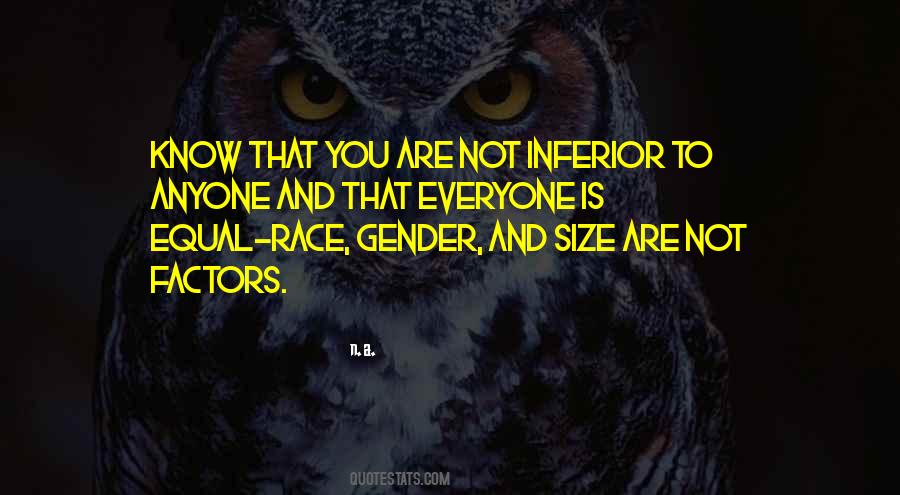 Quotes About Race And Gender #29751