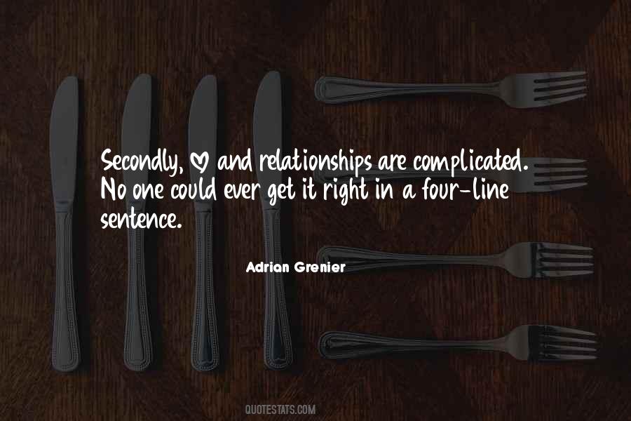 Quotes About Love And It's Complicated #1804604
