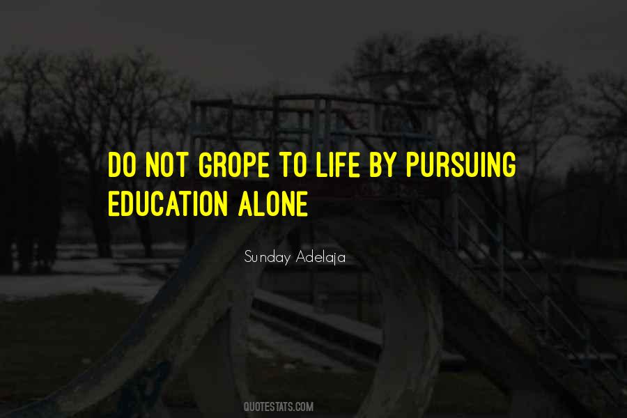 Quotes About Pursuing Education #632349