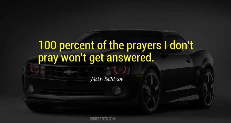 Quotes About Answered Prayers #1257019