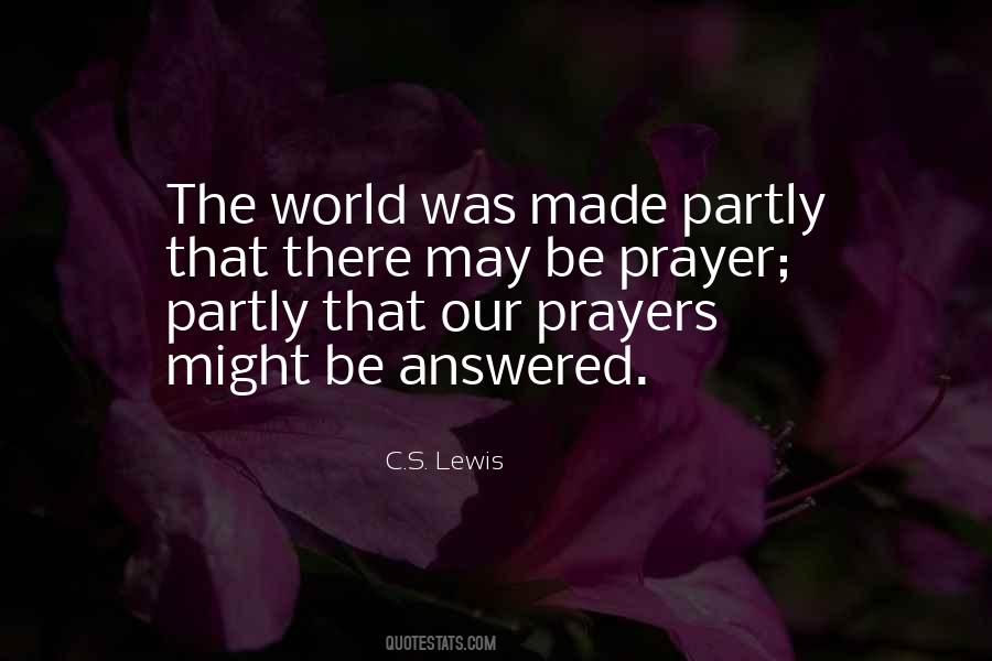 Quotes About Answered Prayers #208622