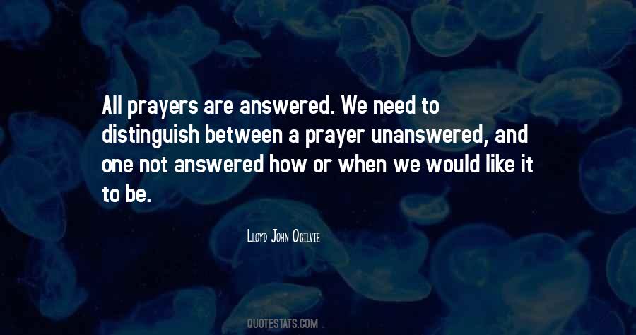 Quotes About Answered Prayers #520478
