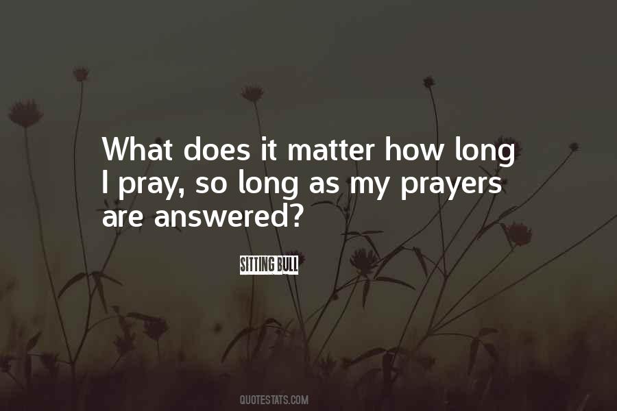 Quotes About Answered Prayers #999284