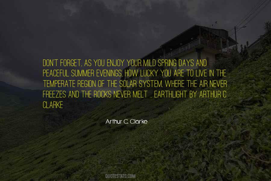 Quotes About Spring Evenings #1833777
