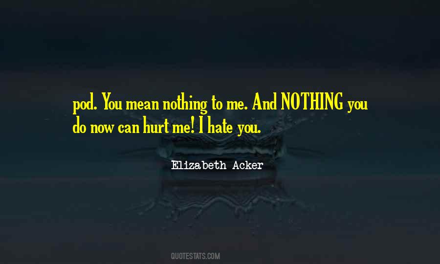 Quotes About You Hurt Me #263421 Quotes About You Hurt Me #263421