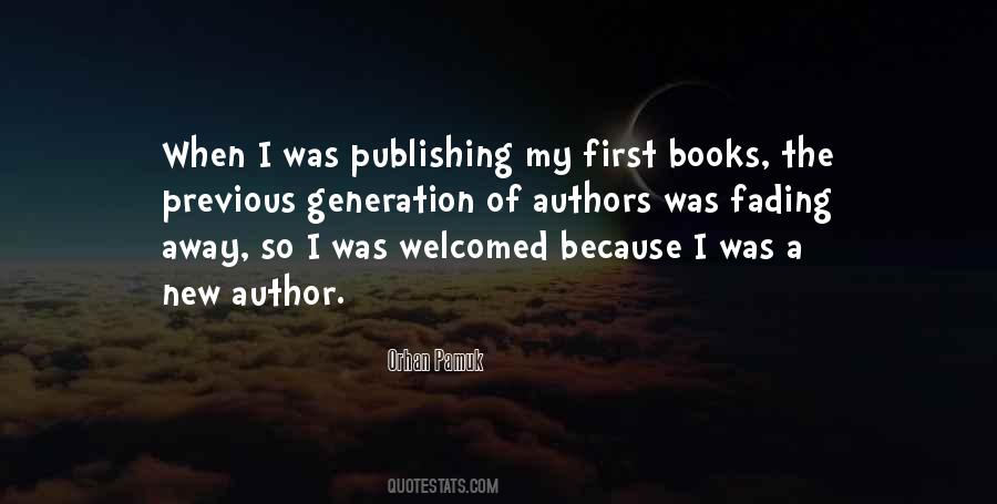 Quotes About New Authors #421230