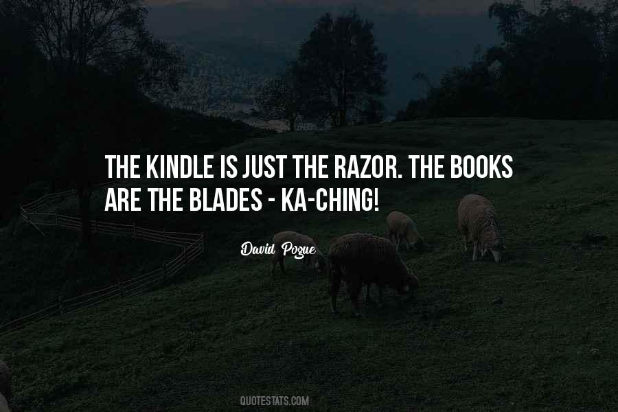 Razors Blades Quotes #241063
