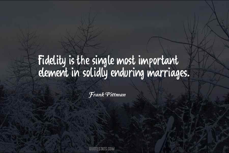 Marriage Fidelity Quotes #958003