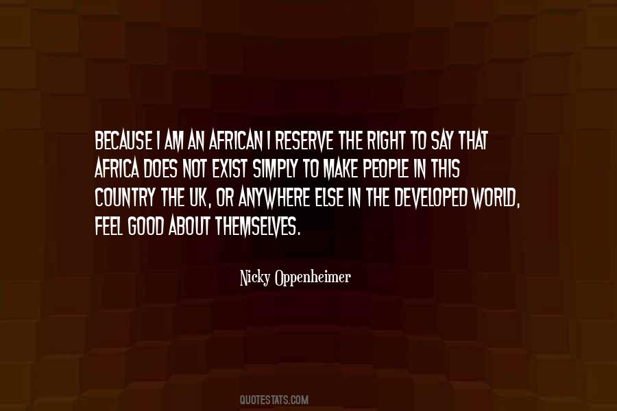 Quotes About African #1704332