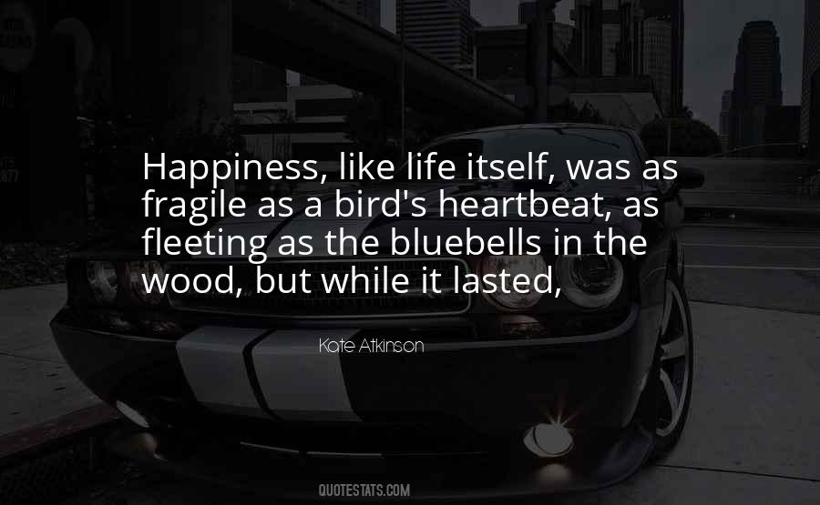 Life Is So Fleeting Quotes #162849