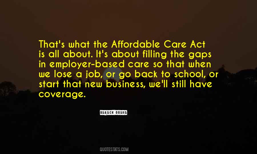 Quotes About Affordable Care Act #529664