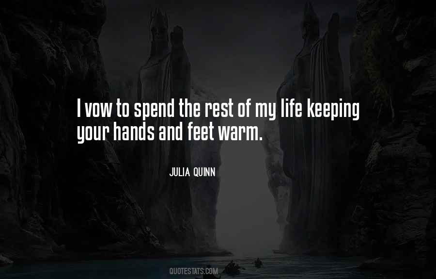 Quotes About Warm Hands #1311484