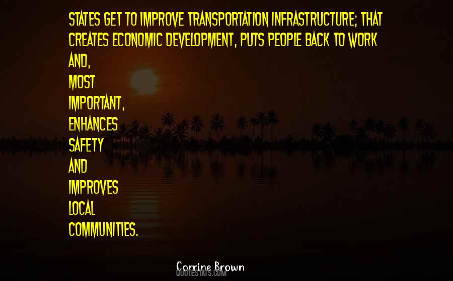 Quotes About Transportation Infrastructure #1726029