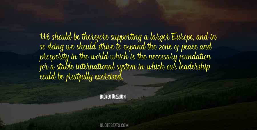 Peace And Prosperity Quotes #1276125