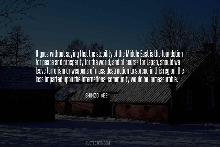 Peace And Prosperity Quotes #1376702