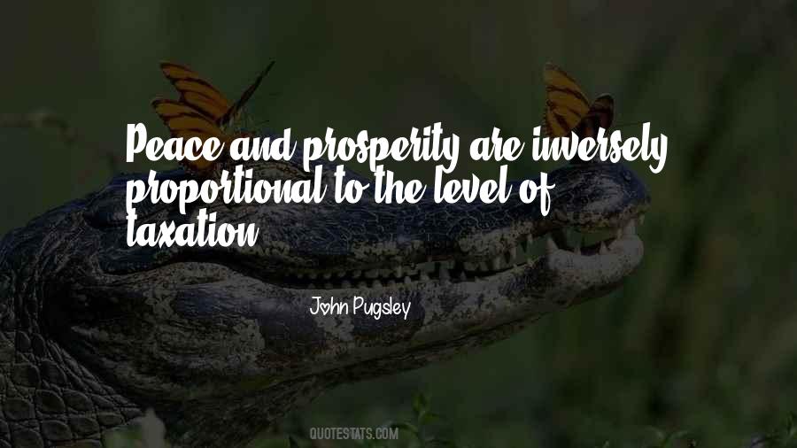 Peace And Prosperity Quotes #1719410