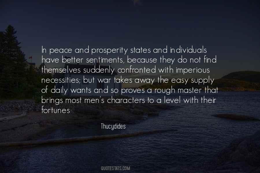 Peace And Prosperity Quotes #365468