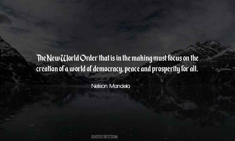 Peace And Prosperity Quotes #424964
