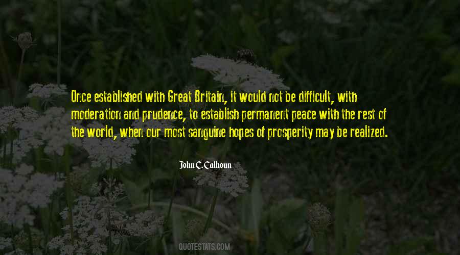 Peace And Prosperity Quotes #565225