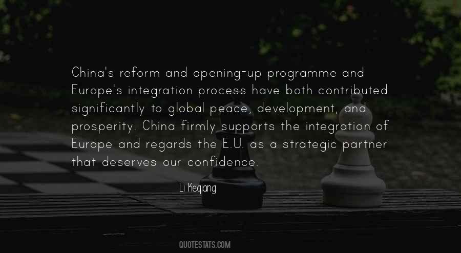 Peace And Prosperity Quotes #913372