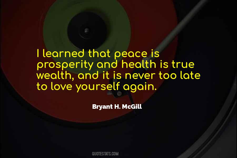 Peace And Prosperity Quotes #963583