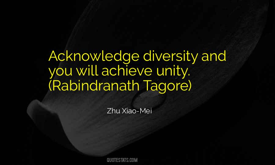 Quotes About Diversity And Unity #27938