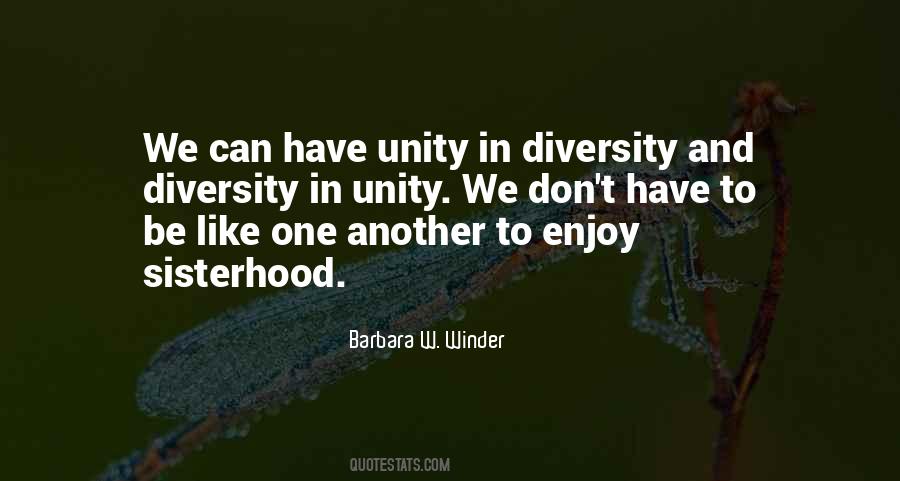 Quotes About Diversity And Unity #605737