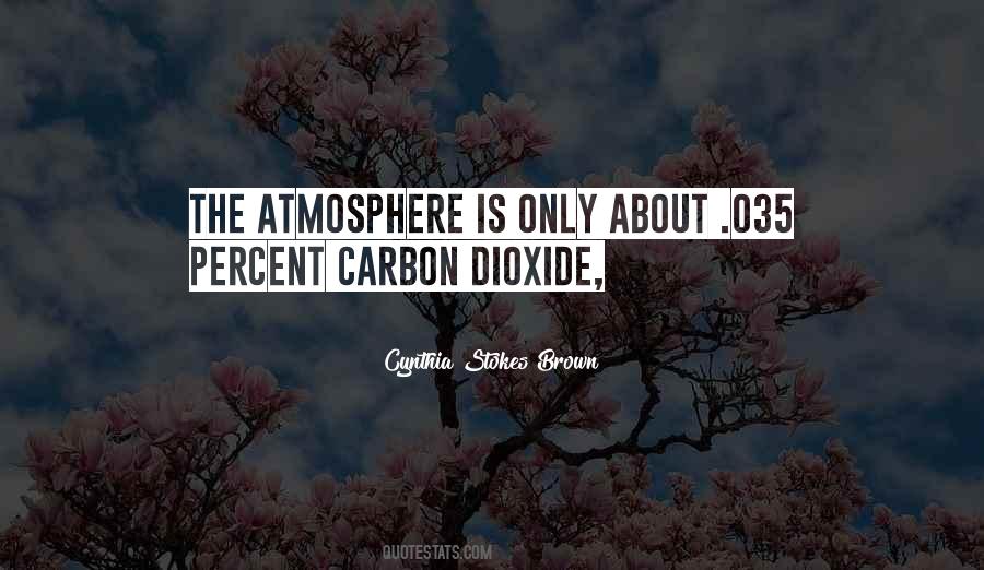 Quotes About Carbon Dioxide #1045367