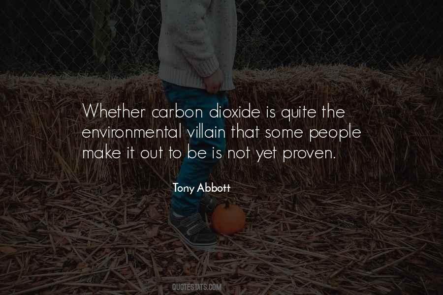 Quotes About Carbon Dioxide #908813