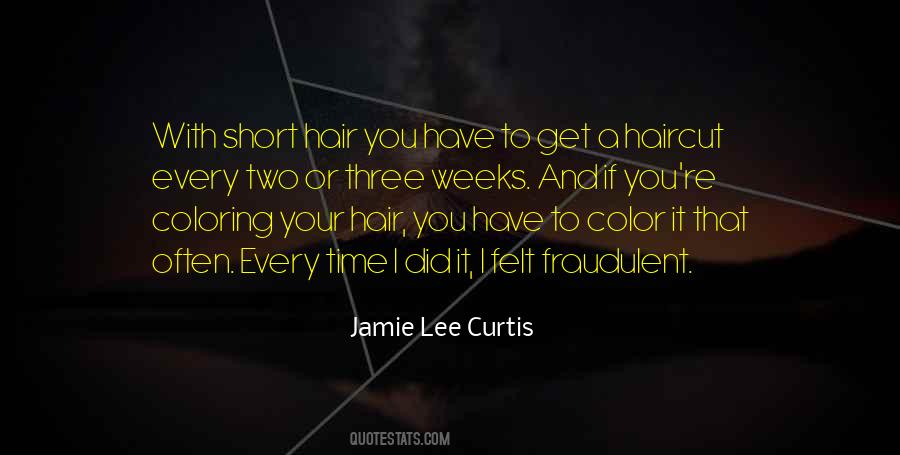 Quotes About Short Haircut #1471203