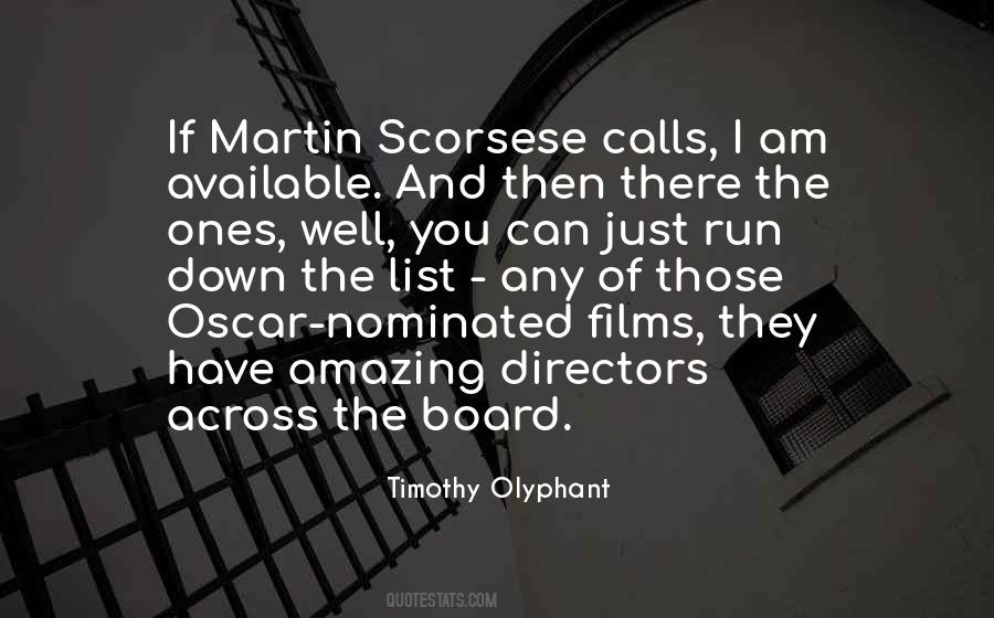 Quotes About Scorsese #661544