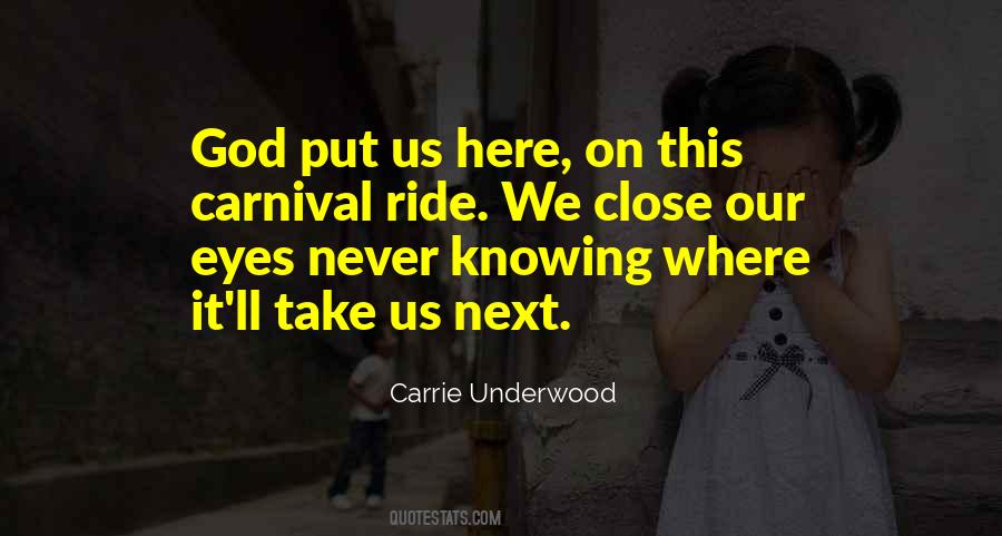 Carnival Ride Quotes #222900