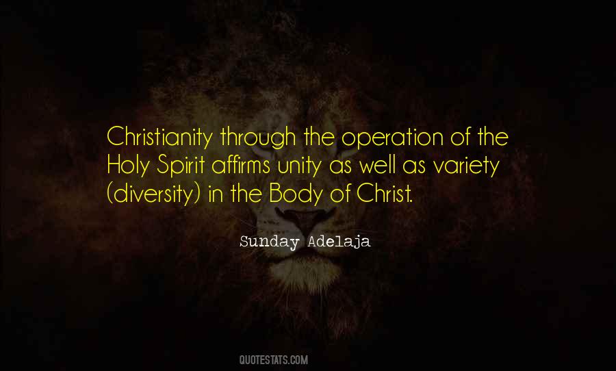 Body Of Christ Quotes #379400
