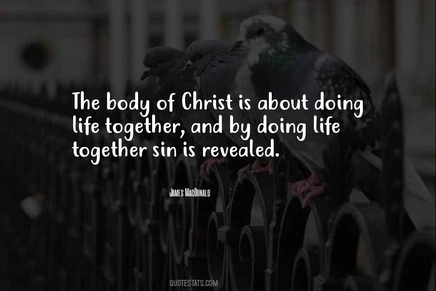 Body Of Christ Quotes #654963