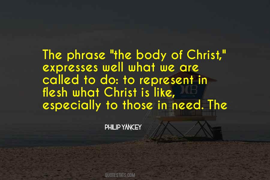Body Of Christ Quotes #89296