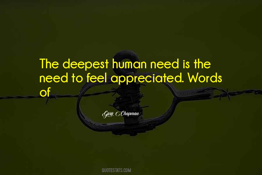 Human Need Quotes #1643486