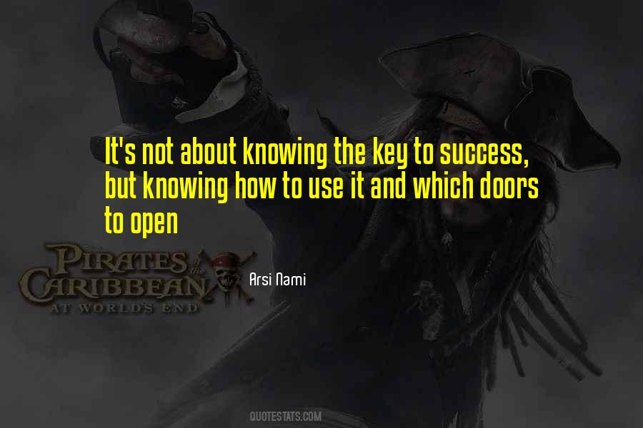 Quotes About Keys To Success #298527