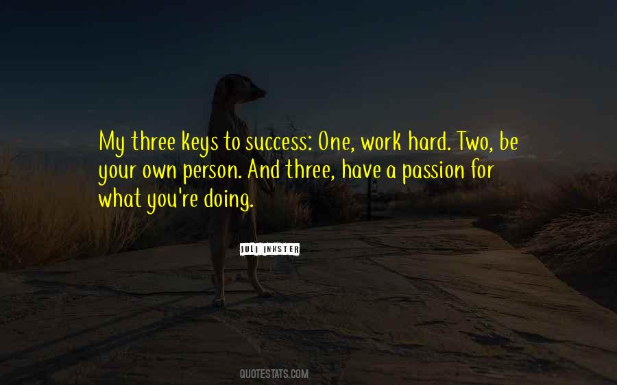 Quotes About Keys To Success #587033