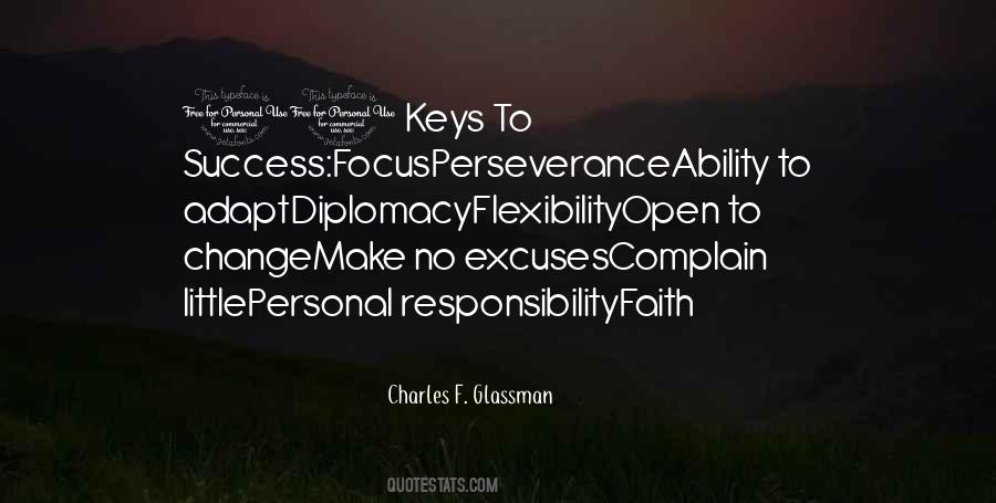 Quotes About Keys To Success #61966